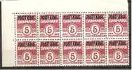 Denmark1942: Michel Paketmarken(ParcelPost):25 Block Of 1omnh** - Neufs