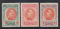 Belgie, OCB 132-34 Jaar 1915, Postfris Met Plakker (MH) Cote 100 Euro à 20 %, Zie Scan - 1914-1915 Rode Kruis