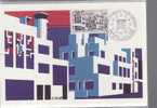 FRANCE  EUROPA CEPT 87 CARTE MAXIMUM NUM YVERT  2472  ARCHITECTURE  RUE MAILET STEVENS - 1987