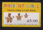 PATIENT CALL   USED D0917 PREPAID CALLING CARD  GBP 5.00 - Other & Unclassified