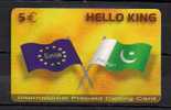 HELLO KING INTERNATIONAL  USED D0115 PREPAID CALLING CARD  €5 - Sonstige – Europa