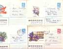 4 GOOD USSR / RUSSIA Postal Cover 1984/87 - 8. March - Womans Day - New Year