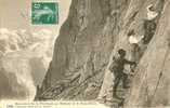 Haute Savoie - Ref B315-ascension De La Cheminee Au Brevent Et Le Mont Blanc - Guide  - Carte Bon Etat - - Klimmen