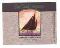 Etiquettes  De Vin Cabernet Sauvignon  -   Californie USA  -  Thème Bateau - Sailboats & Sailing Vessels