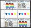 Australia 1982 50th Anniversary ABC MNH 27c Gutter Block Of 4 - Mint Stamps