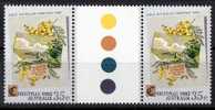 Australia 1982 Christmas 35c MNH Gutter Pair - Mint Stamps