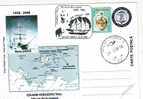 M798 Postal Card Romania Explorers Eduard Vasilievici Toll Antartica Perfect Shape - Onderzoekers