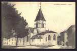 CPA  ANCIENNE- FRANCE- VILLARS-LES-LOMBES (01)- L'EGLISE DU VILLAGE AVEC ANIMATION - Villars-les-Dombes