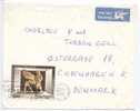 Israel Cover Sent Air Mail To Denmark Jerusalem 14-11-1966 - Lettres & Documents