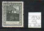 LIECHTENSTEIN 1930 VEDUTE 60 Rp USATO - Usados