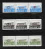 POLAND SOLIDARNOSC COMMUNIST PARTY HQ FOR RENT 3 STRIPS OF 3  (SOLID 0706/0135) - Solidarnosc Labels