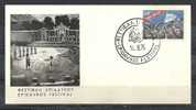 GREECE ENVELOPE (0005)   EPIDAVROS FESTIVAL  -  14.8.76 - Postembleem & Poststempel