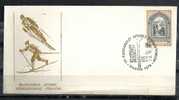 GREECE ENVELOPE (0027) VII BALKAN SKI GAMES (PILION)  -  VOLOS  23.2.74 - Postal Logo & Postmarks