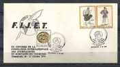 GREECE ENVELOPE (0053) XX CONGRES DE LA FEDERATION INTERNATIONALE DES JOURNALISTES  -  THESSALONIKI   20-27.10.1976 - Postal Logo & Postmarks