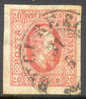 Romania #24 SUPERB Used 20pa Red Type I From 1865 - 1858-1880 Fürstentum Moldau