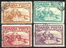 Romania B9-12 Used Semi-Postal Set From 1906 - Oblitérés