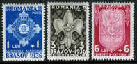 Romania B63-65 Mint Hinged Semi-Postal Set From 1936 - Neufs