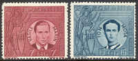 Romania B146-47 Mint Hinged Set From 1941 - Neufs