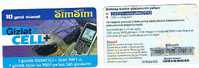 AZERBAIJAN  - AZERCELL   RECHARGE GSM   -  SIMSIM: GIZLET CELL 10  - USATA° (USED)  -  RIF. 307 - Azerbaïjan