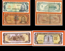 REPUPLIQUE DOMINICAINE-2 BILLETS- PLUS  1997- REPUBLIQUE DOMINICAINE- BILLET DE 20 PLUS EN COURS-IMPECCABLE - Dominicana