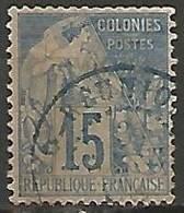 COLONIES GENERALES N° 51 OBLITERE - Alphee Dubois