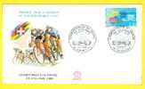 1989 Championnat Du Monde Cyclisme - Tp 2590 Oblitération 1er Jour 23/06/1989 Chambéry / Sport - Storia Postale