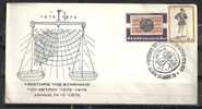 GREECE ENVELOPE   (A 0170)  100 YEARS OF TREATY OF METER -  ATHENS   31.5.75   (A 0170) - Affrancature E Annulli Meccanici (pubblicitari)