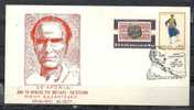 GREECE ENVELOPE  (A 0331)  20 YEARS SINCE DEATH OF GREAT NIKOS KAZANTZAKIS   -  HERAKLEIO  26.10.77 - Postal Logo & Postmarks