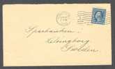 United States NEWARK N. J. 1910 Cancel Cover To Bank In Helsingborg Sweden - Covers & Documents