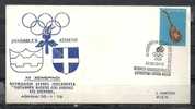 GREECE ENVELOPE (A 0359) XXI WINTER OLYMPIC GAMES INNSBRUCK "TRANSPORTATION FLAME FROM ATHENS TO VIENNA - ATHENS 30.1.76 - Postembleem & Poststempel