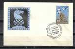 GREECE ENVELOPE   (A 0366)  WORLD CHESS CHAMPIONSHIP "ZONAL 3" -  ATHENS   1.10.69 - Postal Logo & Postmarks