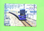 JAPAN -  Orange Picture Rail Ticket/Train As Scan - Welt