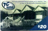 ST.MAARTEN-PREPAID CELLULAR CARD-THE BELVEDERE PLANTATION HOUSE - Autres - Océanie