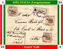 Napoli-01292 - Singolare Raccomandata!!! - Poststempel