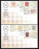 World Philatelic Exhibition EFIRO BUCHAREST 2008 FDC 2008,STAMP ON STAMP,2 COVERS. - FDC