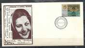 GREECE ENVELOPE (B 0048)  DIED THE GREAT SINGER OF VICTORY SOFIA VEMBO   -  ATHENS    11.3.1978 - Maschinenstempel (Werbestempel)