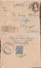 Br India King George V, PSE, Postal Stationery Envelope, Used, India As Per The Scan - 1911-35 Roi Georges V
