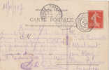FRANCE CACHET MARITIME  BORDEAUX A BUENOS-AYRES 1903 - Maritime Post
