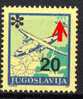 U-80 JUGOSLAVIA POSTA AEREI  SERBIA OVERPRINT   NEVER HINGED - Imperforates, Proofs & Errors