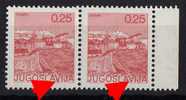 U-84  JUGOSLAVIA TURISMO BUDVA MONTENEGRO  DEFINITIVE   ERROR PRINTING  TYPICAL  NEVER HINGED - Imperforates, Proofs & Errors