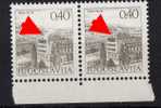 U-84  JUGOSLAVIA KOSOVO PEC TURISMO  DEFINITIVE   ERROR PRINTING TYPICAL  NEVER HINGED PERF- 13 1-4 --12 1-2 - Imperforates, Proofs & Errors