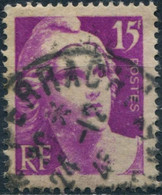 Pays : 189,06 (France : 4e République)  Yvert Et Tellier N° :  727 (o) (taille-douce) - 1945-54 Marianne Of Gandon