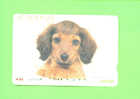 JAPAN - Orange Picture Rail Ticket/Animal/Dog  As Scan - Wereld