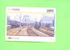 JAPAN - Orange Picture Rail Ticket/Train As Scan - World