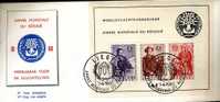 Bloc 32    FDC  REFUGIES  Vluchtelingen   "Rodan. "  Cote 75 E  Ø   LIEGE - 1951-1960