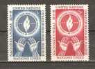 UNITED NATIONS NEW YORK 1953 - HUMAN RIGHTS - CPL. SET - MNH MINT NEUF NUEVO - Ungebraucht