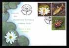 Fish Thermal Water Lily Snail Mollusc FDC 2008 Romania - FDC