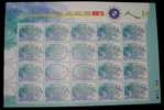 2001 Zodiac Stamps Sheet - Sagittarius Of Fire Sign - Astrologie