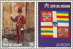 CITTA´ DEL VATICANO - VATIKAN STATE - GIOVANNI PAOLO II - ANNO 1997 - EUROPA - NUOVI ** MNH - Unused Stamps