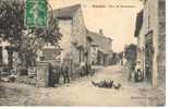 87 - NANTIAT - "" Rue De Montplaisir ""  - CARTE TRES ANIMEE - Nantiat